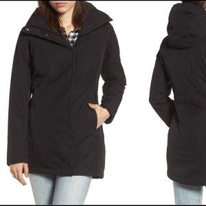 North face ancha hooded parka small black